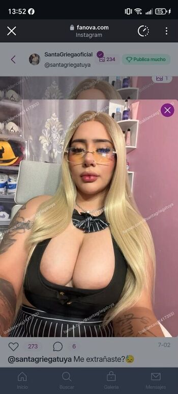 🔥 Santagriega oficial leaked private photo uncensored full
