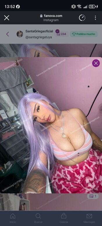 🔥 Santagriega oficial leaked private photo uncensored full