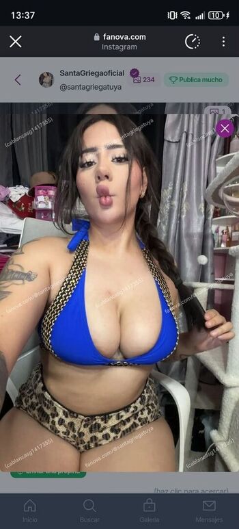 🔥 Santagriega oficial leaked private photo uncensored full