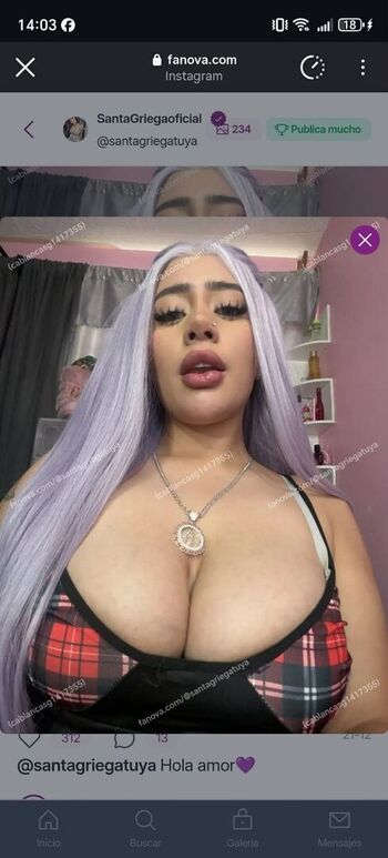 🔥 Santagriega oficial leaked private photo uncensored full